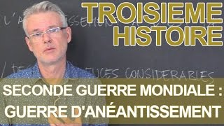 Seconde Guerre mondiale  guerre danéantissement  HistoireGéographie  3e  Les Bons Profs [upl. by Aislehc]