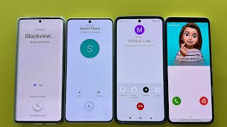 Incoming Call BlackView vs Redmi 13pro vs Poco X6 vs Samsung Z Flip Outgoing Call [upl. by Robinett]