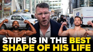 BISPING reacts quotStipe is in the BEST SHAPE of his LIFEquot UFC 309 Early Weigh In [upl. by Townie]