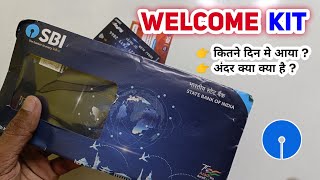 SBI Welcome Kit Unboxing  State bank Of india ChequebookAtm Card Unboxing  SBI Debit Card [upl. by Cathleen]