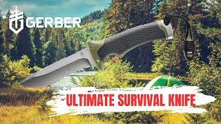 Ultimate Budget Blade  Gerber Gear Ultimate Survival Knife Review [upl. by Brinna]