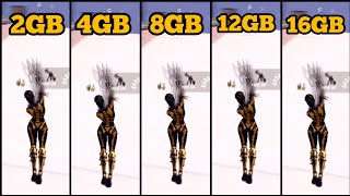 FORTNITE RAM COMPARISON 2GB VS 4GB VS 8GB VS 12GB VS 16GB [upl. by Fenn]