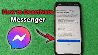 How to Deactivate Messenger Account  Full Guide [upl. by Hcirteid739]