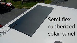 New Lensun flexible rubberized solar panel [upl. by Stockmon]