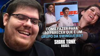 CASIMIRO REAGE TINDER DE AMIZADES E NEGÓCIOS SHARK TANK BRASIL 9ª TEMP  Cortes do Casimito [upl. by Honoria]