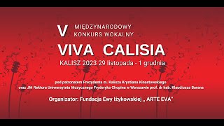 VIVA CALISIA V Międzynarodowy Konkurs Wokalny [upl. by Cardinal479]