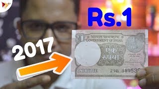 New 1 Rupees Note 2017  The Lost Art  Data Dock [upl. by Hgielyak]