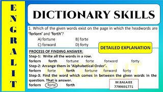 DICTIONARY SKILLS  AP DSC  AP TET  AP SA  7799691771  BEST ONLINE COURSES  FREE PDFS  TESTS [upl. by Orat]