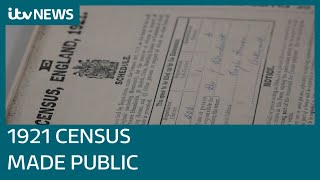 Census 1921 Snapshot of how Britain lived 100 years ago revealed  ITV News [upl. by Ardnnaed]