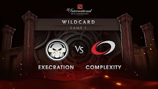 Execration vs Complexity  Game 1  The International 6 Wildcard [upl. by Nosmoht]