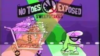 Kids Foot Locker  No Toes Exposed Sweepstakes feat Dexter Cartoon Network 2002 [upl. by Derfiniw]