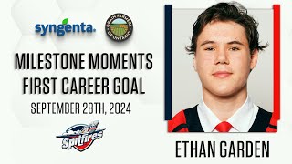 OHL Milestones  Ethan Garden  First Career Goal [upl. by Mlohsihc]