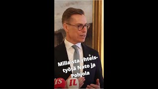 Alexander Stubb kertoo pohjoismaiden yhteistyöstä Tukholmassa valtiovierailulla [upl. by Gorski]