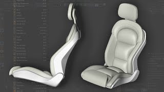 Industrial DesignProduct Modeling 3  Car Seat  Cinema 4D Modeling Tutorial [upl. by Yuma]