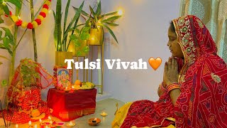 Tulsi Vivah Vlog✨🌿 [upl. by Atsylak]