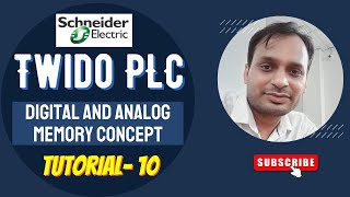 Twido PLC Training 10  Digital and Analog Memory Concept in Schneider PLC  Memory Bit Latching [upl. by Cohla]