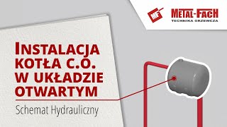 Instalacja kotła co w układzie otwartym [upl. by Oswell]