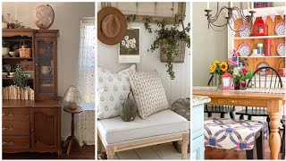 Charming Country Chic Cottage Interior Design Ideas  Cozy amp Stylish Home Inspiration [upl. by Ttezil]