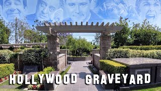 FAMOUS GRAVE TOUR  Westwood 2 Jack Lemmon Farrah Fawcett etc [upl. by Nomit]