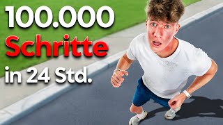 Ich laufe 100000 Schritte in 24 Stunden [upl. by Adli963]