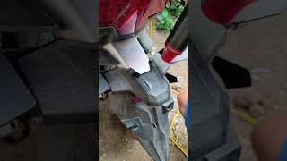 MOTORCYCLE FADED FAIRINGS RESTORATION USING HEATGUN [upl. by Dutchman52]