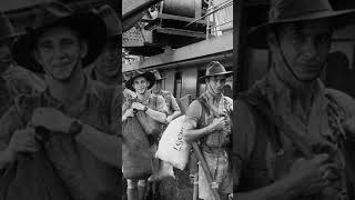 Australian troops disembarking at Singapore 1941 ytshort ww2 australian singapore troops [upl. by Dieter]