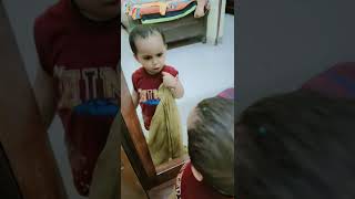 Saurish ki masti😁😄enjoy funny childhood cutebaby [upl. by Minica]