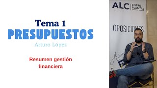 Resumen tema 1 gestión financiera administrativo Estado [upl. by Nallak]