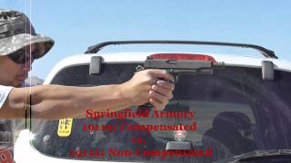 1911a1 Compensator vs 1911a1 Without Compensator [upl. by Laurene]