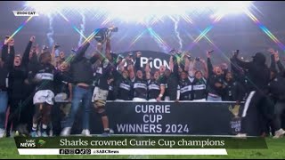 Sports Live  Sharks sink Lions to lift 2024 Currie Cup [upl. by Reinar]