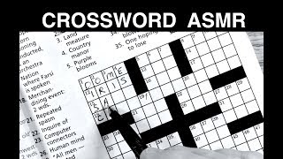 Crossword Puzzle 10  ASMR [upl. by Peppy]