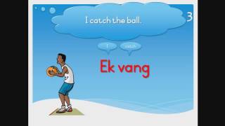 ESCS EDUFRIENDS  Phase 4 Book 2  DIE BAL  THE BALL Afrikaans Reading Exercises [upl. by Jimmie153]