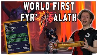 WORLD FIRST Fyrakk Legendary 2h  Full Quest Unlock  Echo Meeres [upl. by Nageam744]