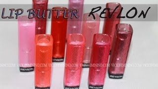 Revlon Lip Butters Resenha e Swatches [upl. by Onimod]