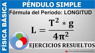 PÉNDULO SIMPLE DETERMINE LA LONGITUD  P1 [upl. by Acirderf934]