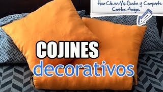 COJINES DECORATIVOS HECHOS A MANO [upl. by Landre757]