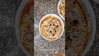 Tawa Pizza Recipe  Tawa Veg Pizza  No Oven Pizza shorts ytshorts love youtubeshorts [upl. by Ayekam]