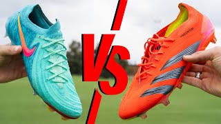 BOOT COMPARISON  Nike Phantom GX 2 vs Adidas Predator Predstrike Elite [upl. by Hogle]