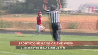 Sportszone Game Of The Week Hartington Cedar Catholic [upl. by Lakin384]