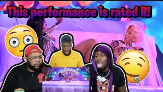 Cardi B Up WAP feat Megan Thee Stallion GRAMMYs Performance REACTION [upl. by Oileve639]