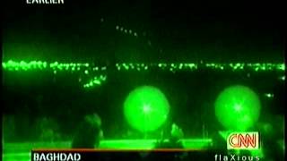 Desert Fox Bombs on Baghdad Iraq night 3 3 [upl. by Little448]