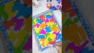 Magical scratch book 📚🪄✨ Crayon Etching  Tutorial shorts [upl. by Atiz]