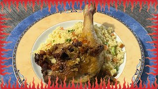 Recette facile de cuisse de canard à lorientale  vidéo courte [upl. by Annazus]