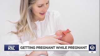 Getting pregnant while pregnant Utah couple shares incredible story after fertility struggles [upl. by Hcirdeirf386]