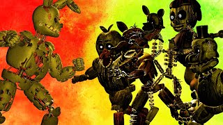 SFM FNaF Springtrap VS Phantoms [upl. by Brasca256]