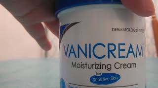 Vanicream Moisturizing Skin Cream sensitive skin fragrance free REVIEW [upl. by Bilac]