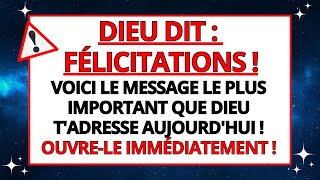 LES ANGES DISENT  FÉLICITATIONS❤️ CEST LE MESSAGE IMPORTANT DE DIEU POUR VOUS [upl. by Asiak]