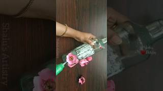 How to reuse liquor bottle Home decor making from liquor bottle shorts bottlecraft [upl. by Iruj]