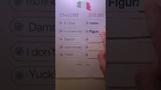 Learn Italian with me🇮🇹📚 learnitalian [upl. by Odraode992]