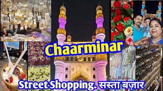 Charminar Bazaar  Shopping At Laad Bazar  Hyderabad hyderabad charminar cityofnawabs laadbazar [upl. by Leta953]